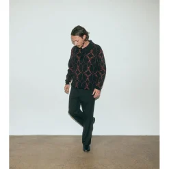 Former Coil Knit Long-Sleeve Polo - Men's- Casual Clothing|Shirts