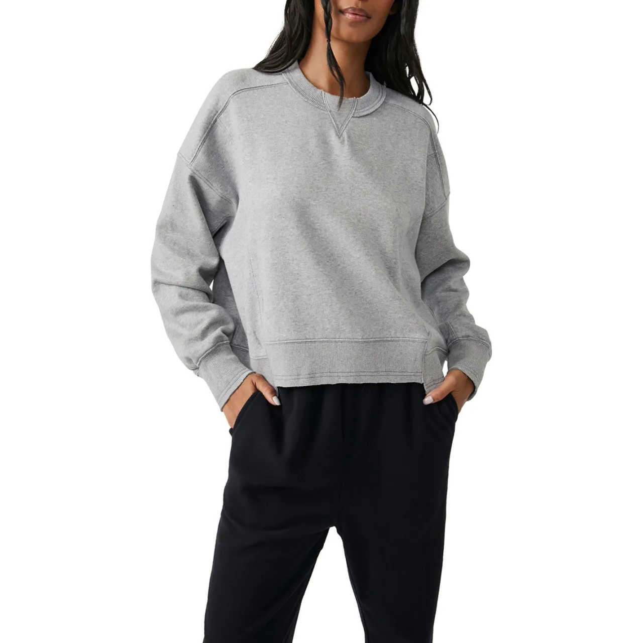 Free People Intercept Pullover - Women's-Women Casual Clothing|Sweatshirts & Fleece