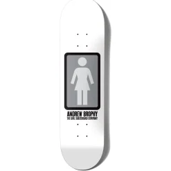 Girl Brophy OG Black White 8.6 Skateboard Deck- Decks