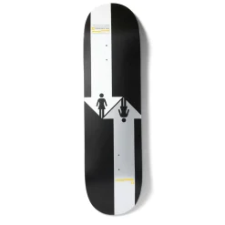 Girl McCrank Dual-Directional Black 8.5 Skateboard Deck- Decks