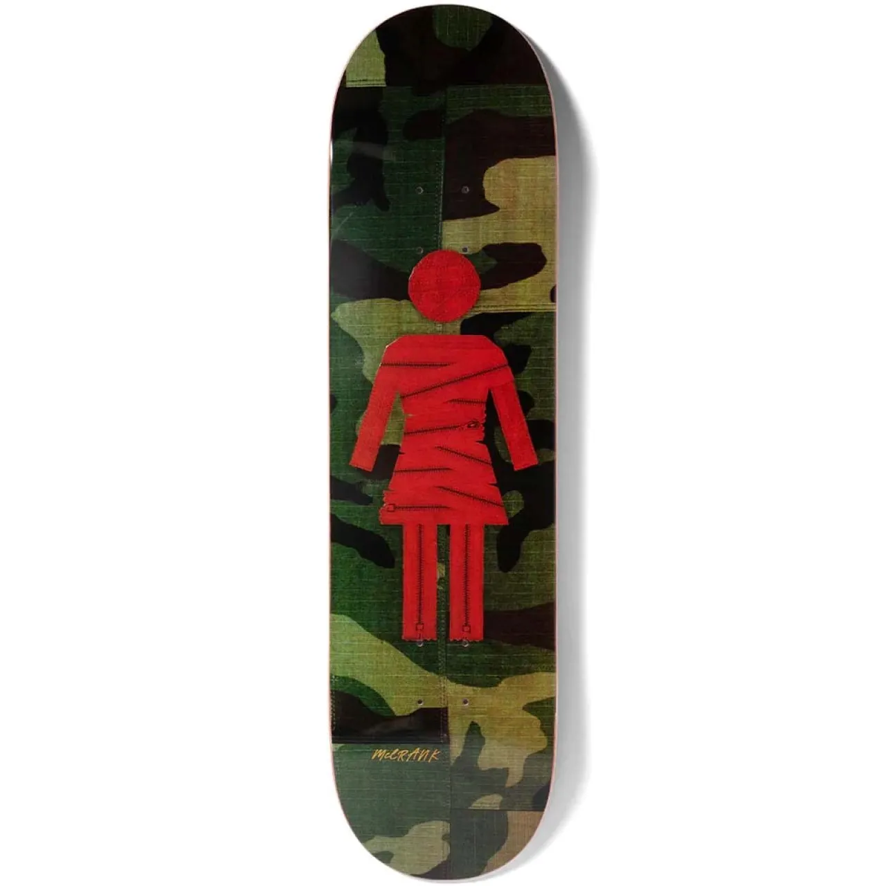 Girl McCrank Scraps 8.25 Skateboard Deck- Decks
