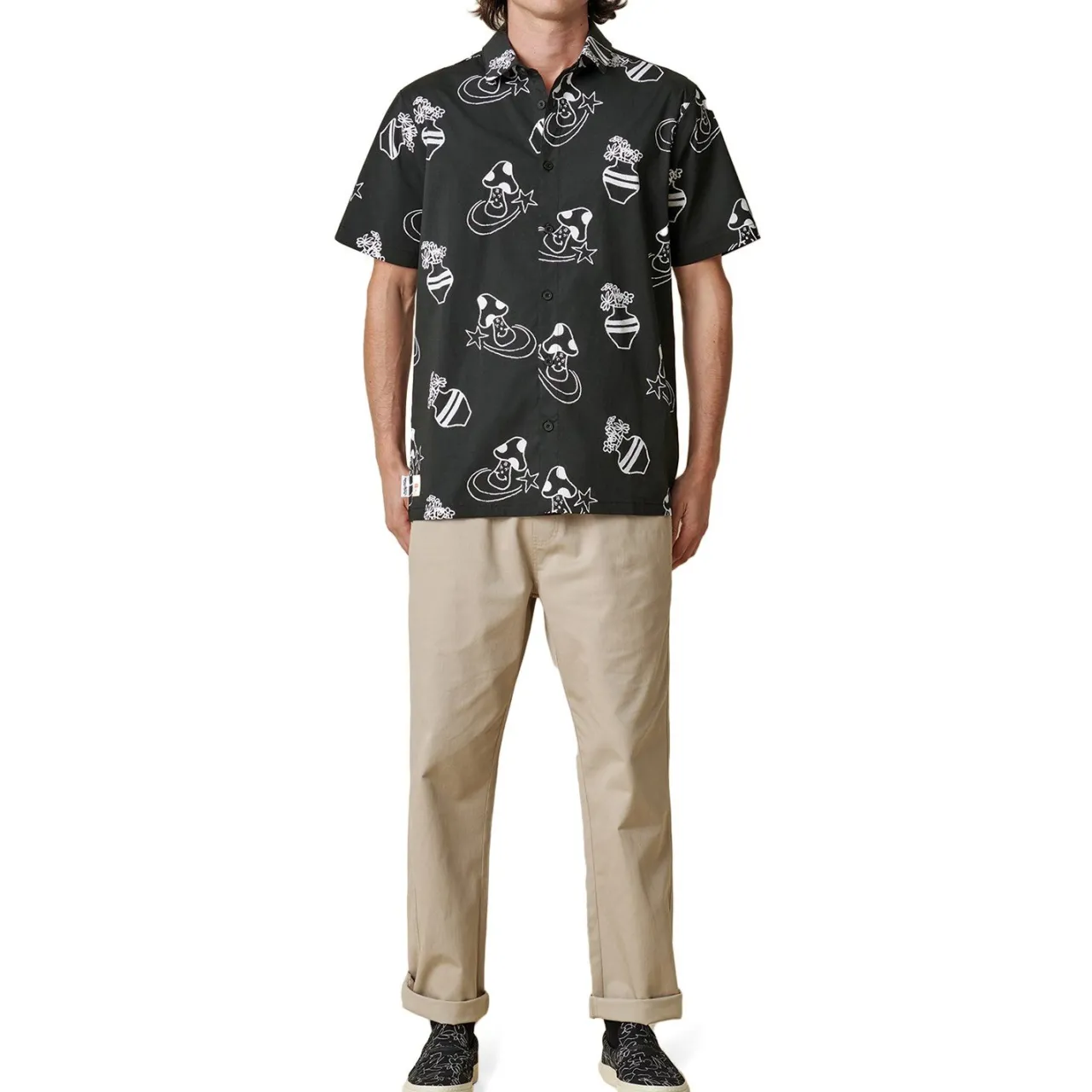 Globe Underground Holiday Short-Sleeve Shirt - Men's- Casual Clothing|Shirts
