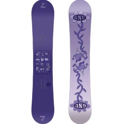 GNU Asym Velvet C2 Snowboard + Bent Metal Stylist Snowboard Bindings - Women's 2025- Snowboards With Bindings|Snowboard Packages
