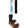 GNU Barrett C3 Snowboard + Bent Metal Stylist Snowboard Bindings - Women's 2025- Snowboards With Bindings|Snowboard Packages