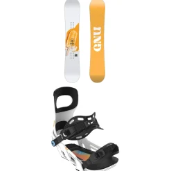 GNU B-Nice BTX Snowboard + Bent Metal Beam Snowboard Bindings - Women's 2025- Snowboards With Bindings|Snowboard Packages