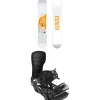 GNU B-Nice BTX Snowboard + Bent Metal Stylist Snowboard Bindings - Women's 2025- Snowboards With Bindings|Snowboard Packages