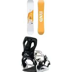 GNU B-Nice BTX Snowboard + B-Real Snowboard Bindings - Women's 2025- Snowboards With Bindings|Snowboard Packages
