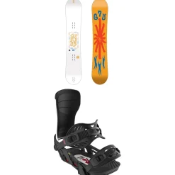 GNU FB Head Space C3 Snowboard + Bent Metal Axtion Snowboard Bindings 2025- Snowboards With Bindings|Snowboard Packages