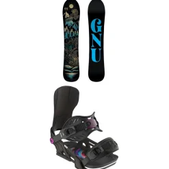GNU Free Spirit C3 Snowboard + Bent Metal Forte Snowboard Bindings - Women's 2025- Snowboards With Bindings|Snowboard Packages