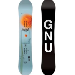 GNU Gloss C2E Snowboard + Bent Metal Beam Snowboard Bindings - Women's 2025- Snowboards With Bindings|Snowboard Packages