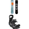 GNU Gloss C2E Snowboard + Bent Metal Metta Snowboard Bindings - Women's 2025- Snowboards With Bindings|Snowboard Packages