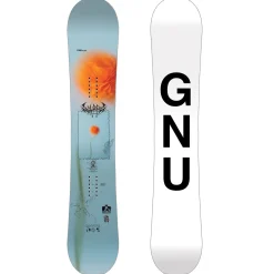 GNU Gloss C2E Snowboard + Bent Metal Metta Snowboard Bindings - Women's 2025- Snowboards With Bindings|Snowboard Packages