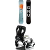 GNU Gloss C2E Snowboard + B-Real Snowboard Bindings - Women's 2025- Snowboards With Bindings|Snowboard Packages