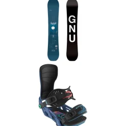 GNU Gloss-C C3 Snowboard + Bent Metal Stylist Snowboard Bindings - Women's 2025- Snowboards With Bindings|Snowboard Packages