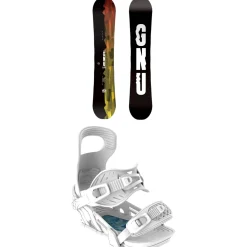GNU GWO BTX Snowboard + Bent Metal Logic Snowboard Bindings 2025- Snowboards With Bindings|Snowboard Packages
