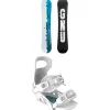 GNU GWO C3 LTD Snowboard + Bent Metal Logic Snowboard Bindings 2025- Snowboards With Bindings|Snowboard Packages