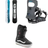 GNU GWO C3 LTD Snowboard + Bent Metal Joint LTD Snowboard Bindings + Vans Aura OG Snowboard Boots 2025- Snowboards, Bindings & Boots|Snowboard Packages