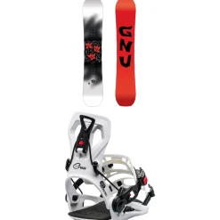 GNU Money C2E Snowboard + Cheeter Snowboard Bindings 2025- Snowboards With Bindings|Snowboard Packages