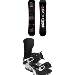 GNU Riders Choice Asym C2X Snowboard + Bent Metal Transfer Snowboard Bindings 2025- Snowboards With Bindings|Snowboard Packages