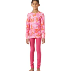 Helly Hansen Graphic Lifa Merino Midweight Baselayer Set - Kids'-Kids Girls Snow Clothing|Boys Snow Clothing