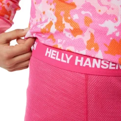 Helly Hansen Graphic Lifa Merino Midweight Baselayer Set - Kids'-Kids Girls Snow Clothing|Boys Snow Clothing