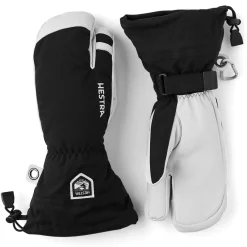 Hestra Army Leather Heli Ski 3-Finger Mittens-Women Gloves & Mittens|Gloves & Mittens