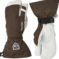 Hestra Army Leather Heli Ski 3-Finger Mittens-Women Gloves & Mittens|Gloves & Mittens