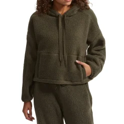 Holden Oversized Shearling Hoodie - Women's-Women Casual Clothing|Sweatshirts & Fleece