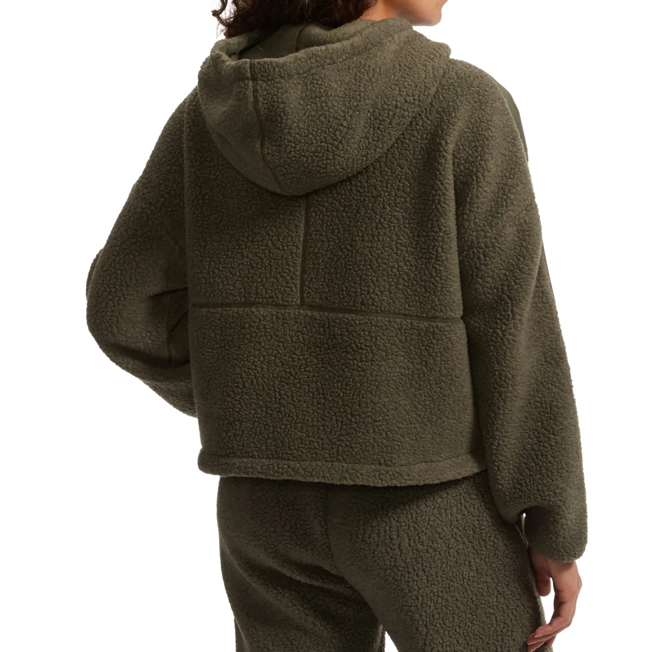 Holden Oversized Shearling Hoodie - Women's-Women Casual Clothing|Sweatshirts & Fleece