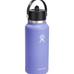 Hydro Flask 32oz Wide Mouth Flex Straw Cap Water Bottle-Women Active Clothing|Active Clothing