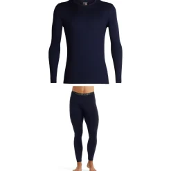 Icebreaker 200 Oasis Long Sleeve Crew Top + Sonebula Leggings 2022- Base Layers|Snow Clothing