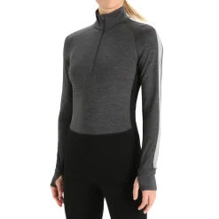 Icebreaker 260 ZoneKnit Long-Sleeve Half Zip Top - Women's-Women Base Layers|Snow Clothing