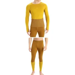 Icebreaker 200 ZoneKnit™ Long-Sleeve Crew + Leggings 2023- Snow Clothing|Jacket & Pant Sets