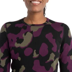 Icebreaker Merino 260 Vertex Long-Sleeve Crew - Women's-Women Base Layers|Snow Clothing