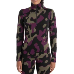 Icebreaker Merino 260 Vertex Long-Sleeve Half Zip Top - Women's-Women Base Layers|Snow Clothing