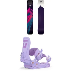 Jones Airheart 2.0 Snowboard + Union Trilogy Snowboard Bindings - Women's 2025- Snowboards With Bindings|Snowboard Packages