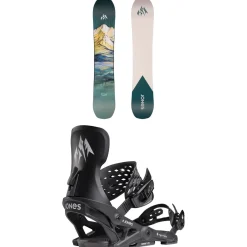 Jones Dream Weaver Snowboard + Equinox Snowboard Bindings - Women's 2025- Snowboards With Bindings|Snowboard Packages