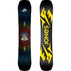 Jones Mountain Twin Snowboard + Mercury Snowboard Bindings 2025- Snowboards With Bindings|Snowboard Packages