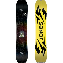 Jones Mountain Twin Splitboard + Union Charger Splitboard Bindings + Nomad Universal Tail Clip Splitboard Skins 2025- Splitboard Packages|Backcountry Snowboarding