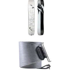 Jones Solution Splitboard + Nomad Pro Quick Tension Tail Clip Splitboard Skins 2025- Splitboard Packages|Backcountry Snowboarding