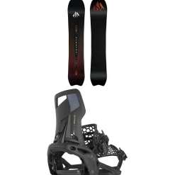 Jones Stratos Snowboard + Nidecker Supermatic Snowboard Bindings 2025- Snowboards With Bindings|Snowboard Packages