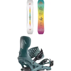 Jones Tweaker Snowboard + Equinox Snowboard Bindings - Women's 2025- Snowboards With Bindings|Snowboard Packages