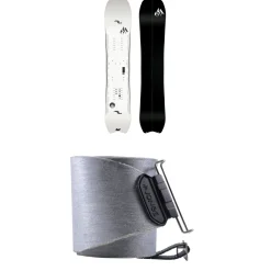 Jones Ultralight Stratos Splitboard + Nomad Quick Tension Tail Clip Splitboard Skins 2025- Splitboard Packages|Backcountry Snowboarding