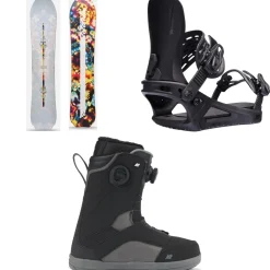 K2 Almanac Snowboard + Network Snowboard Bindings + Kinsley Snowboard Boots - Women's 2025- Snowboards, Bindings & Boots|Snowboard Packages
