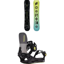K2 Embassy Snowboard + Bond Snowboard Bindings 2025- Snowboards With Bindings|Snowboard Packages
