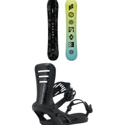 K2 Embassy Snowboard + Formula Snowboard Bindings 2025- Snowboards With Bindings|Snowboard Packages