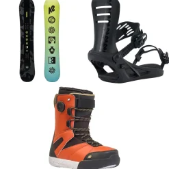K2 Embassy Snowboard + Formula Snowboard Bindings  + Overdraft Snowboard Boots 2025- Snowboards, Bindings & Boots|Snowboard Packages