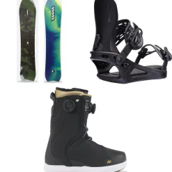 K2 Excavator Snowboard + Network Snowboard Bindings + Contour Snowboard Boots - Women's 2025- Snowboards, Bindings & Boots|Snowboard Packages