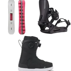 K2 Hypnotist Snowboard + Bond Snowboard Bindings + Boundary Snowboard Boots 2025- Snowboards, Bindings & Boots|Snowboard Packages