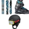 K2 Indy Skis + FDT 4.5 Bindings + Indy 1 Ski Boots + evo Sessel Helmet + Goggle Combo - Kids'-Kids Skis|Kids Ski Packages